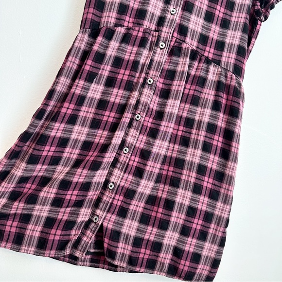 🧸 Abercrombie & Fitch purple and pink plaid dress - Picture 4 of 4